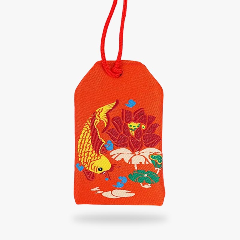 Omamori Amulette Japonaise Carpe Koï