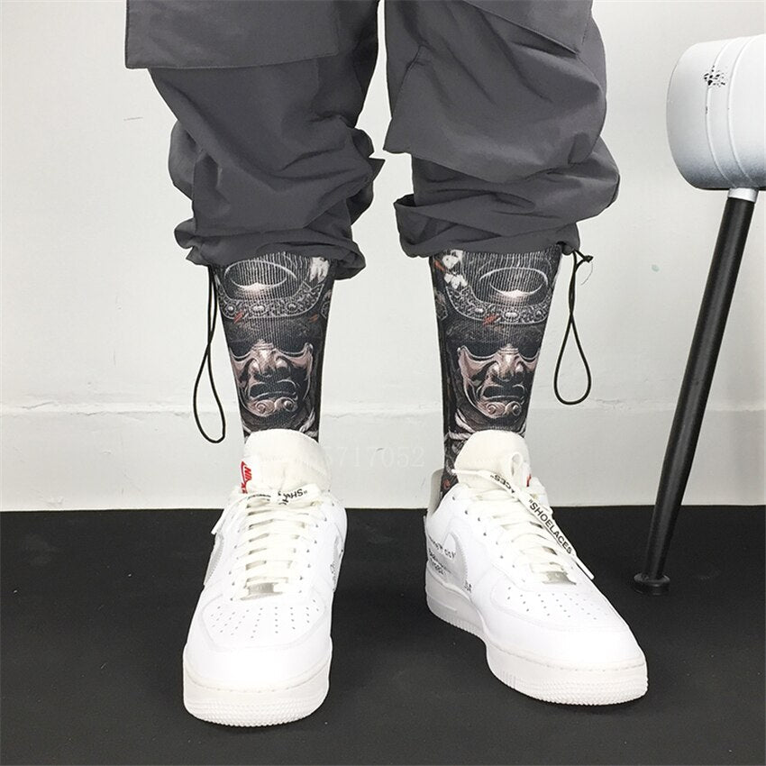 Chaussettes Samouraï en Armure et Mempo