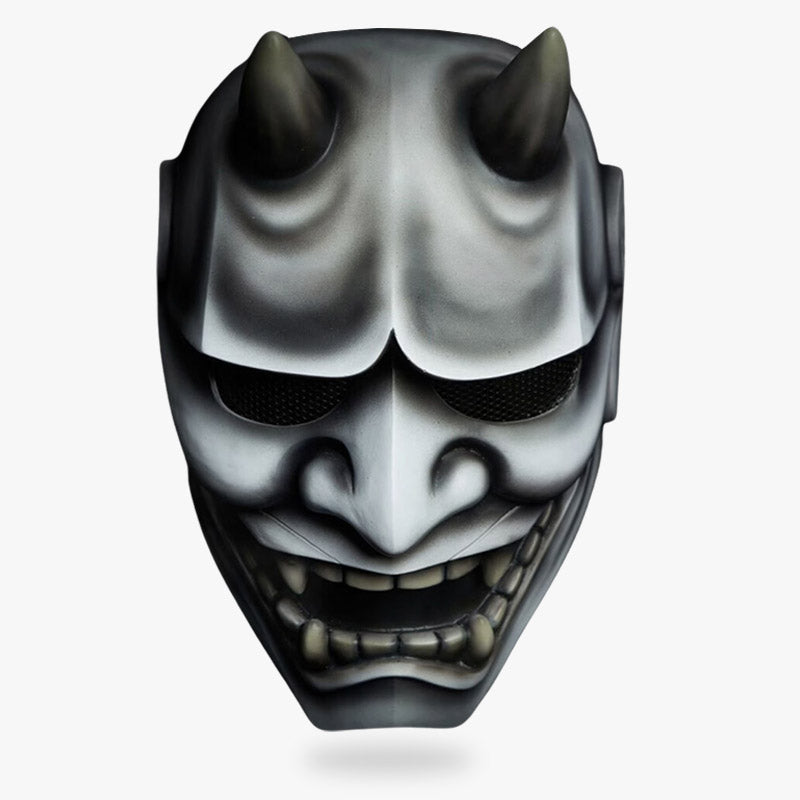Masque Hannya Gris en Fibre de Verre