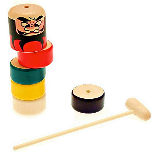 Daruma Otoshi, Jeu Japonais en Bois