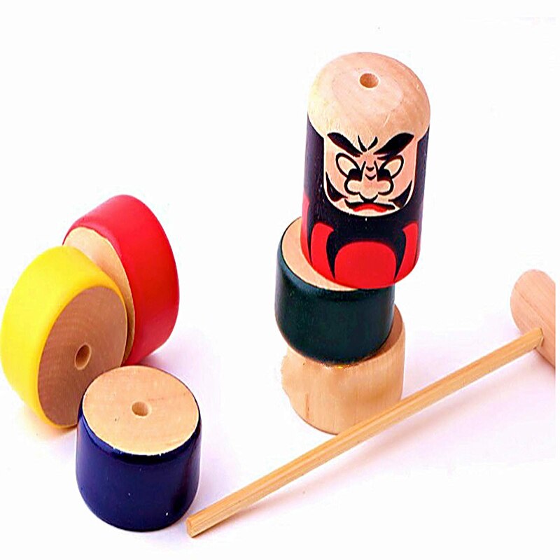 Daruma Otoshi, Jeu Japonais en Bois