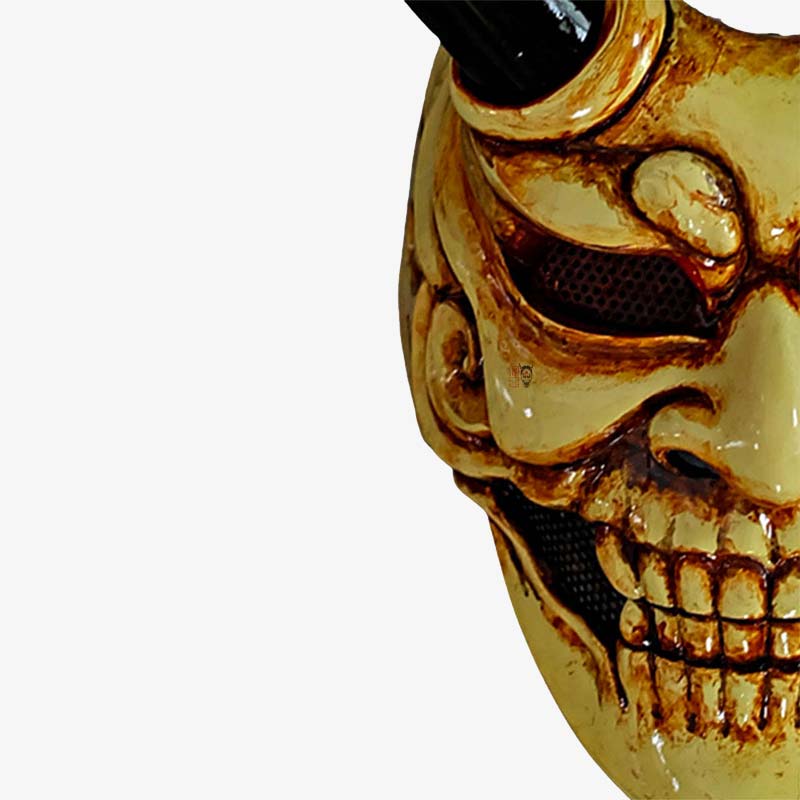 Masque Japonais Démon Oni pour Costume Samouraï