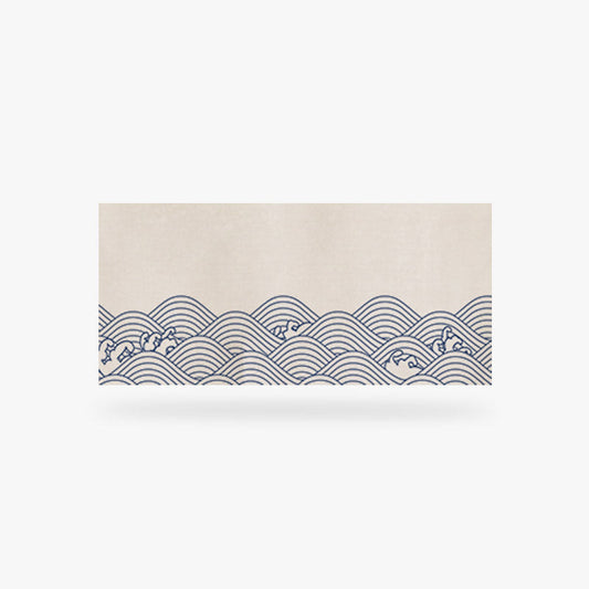 Noren Blanc Court Vague Japonaise