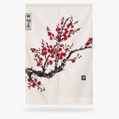 Noren Branche à l'Encre et Kanji