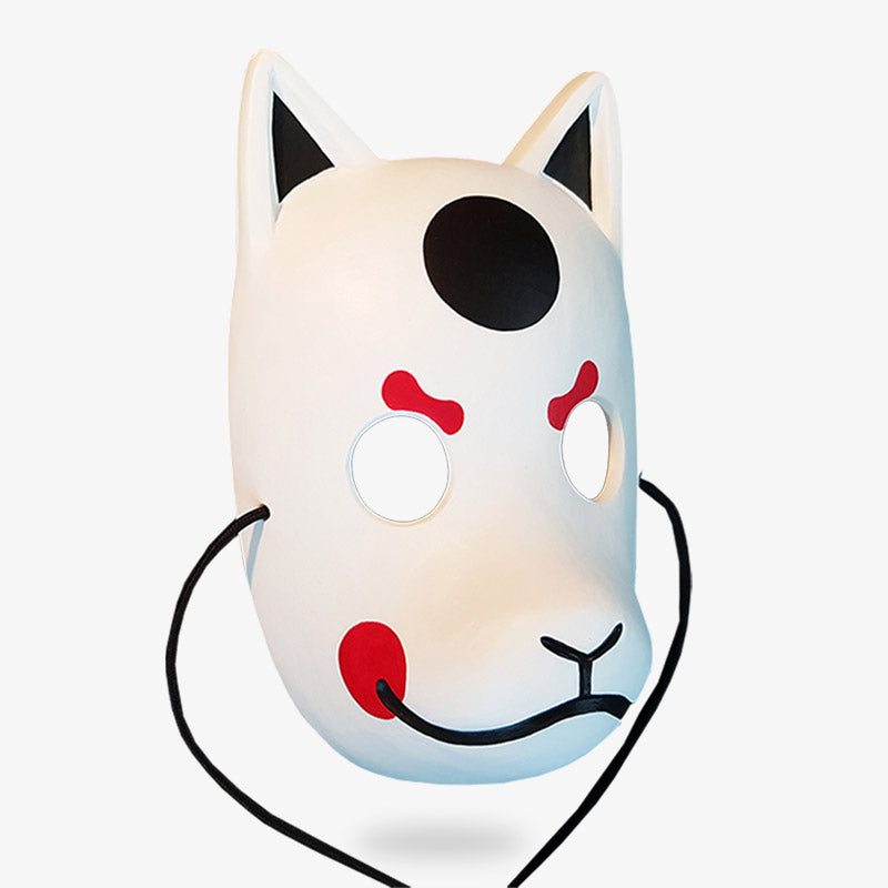 Masque Kitsune Japonais Doublé de Mousse