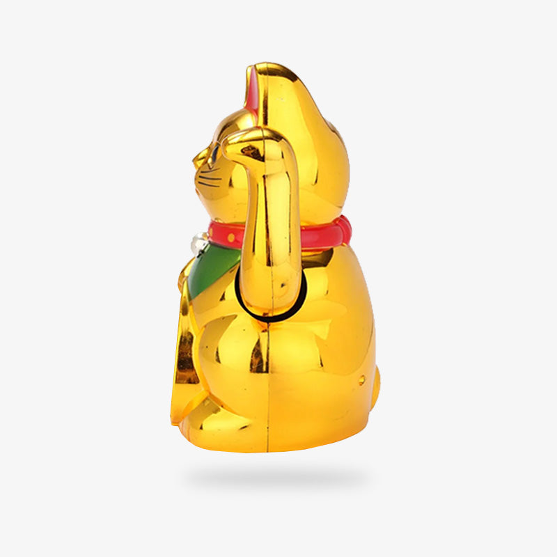 Maneki Neko Doré 21 x 14 cm en PU