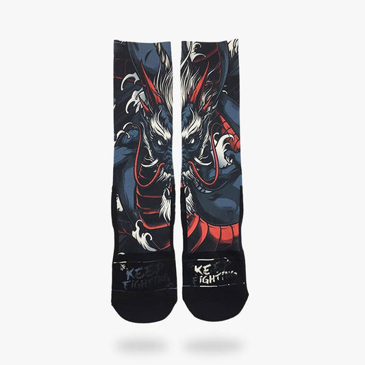 Chaussettes Dragon Ryū du Folklore Japonais