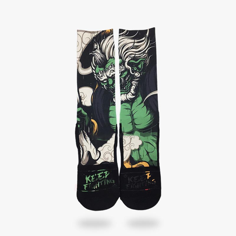 Chaussettes Fujin Dieu du Vent Japonais