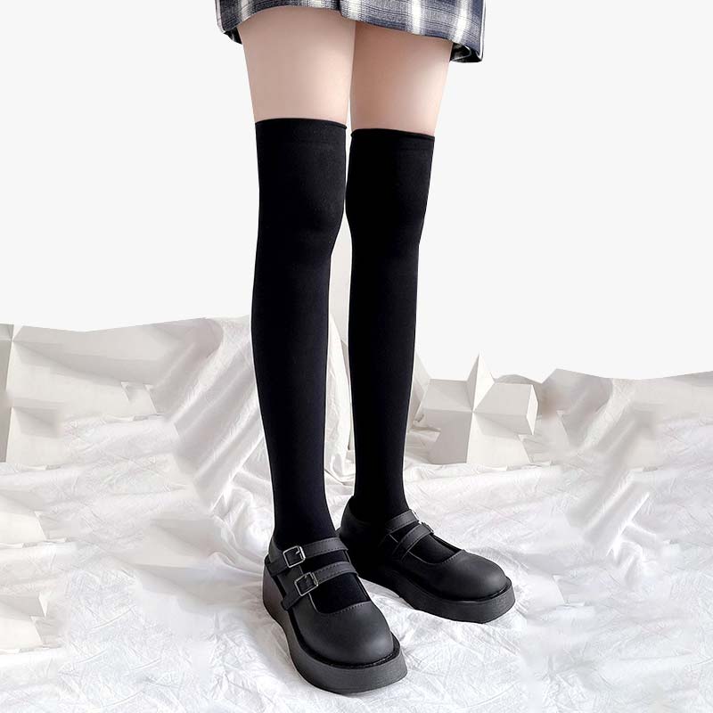 Chaussettes Hautes Japonaises 50 cm en Coton