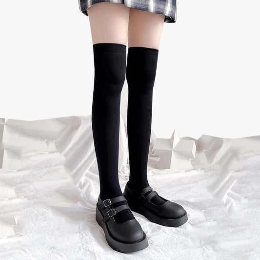 Chaussettes Hautes Japonaises 50 cm en Coton