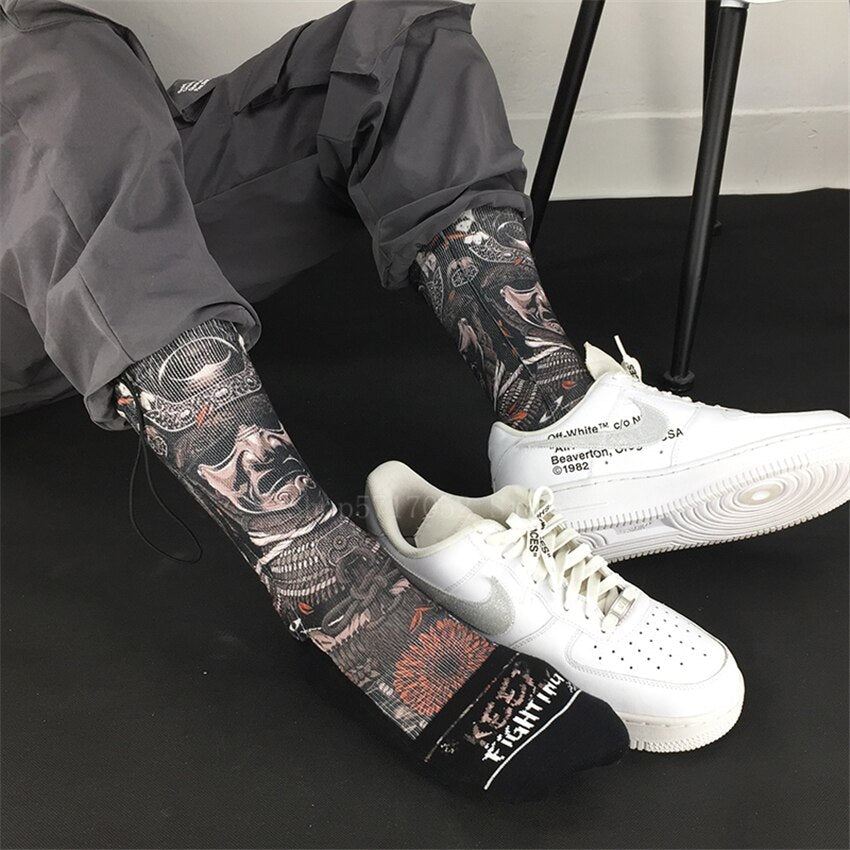 Chaussettes Samouraï en Armure et Mempo