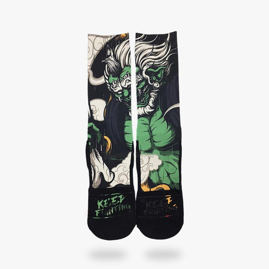 Chaussettes Fujin Dieu du Vent Japonais