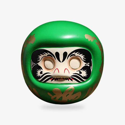 Daruma Vert Tirelire 11 x 11 cm