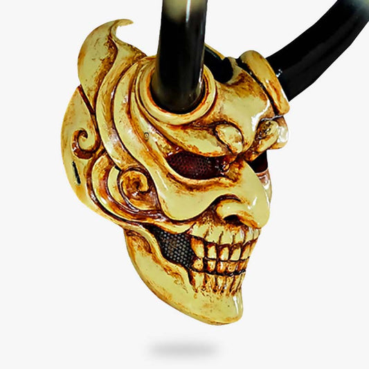 Masque Japonais Démon Oni pour Costume Samouraï