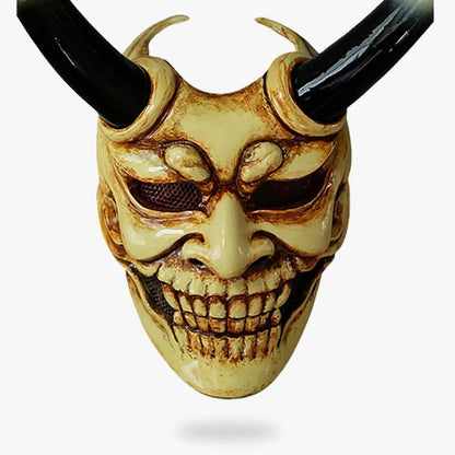 Masque Japonais Démon Oni pour Costume Samouraï