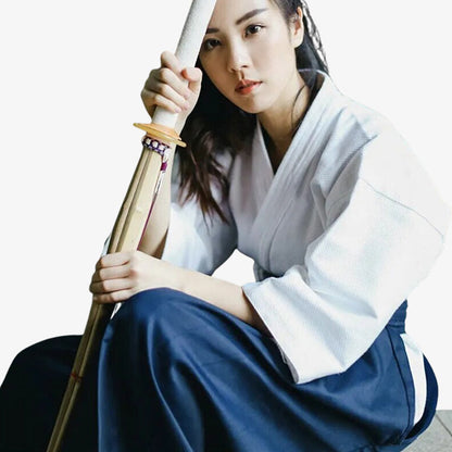 Pantalon Hakama Femme Plissé pour Aikido
