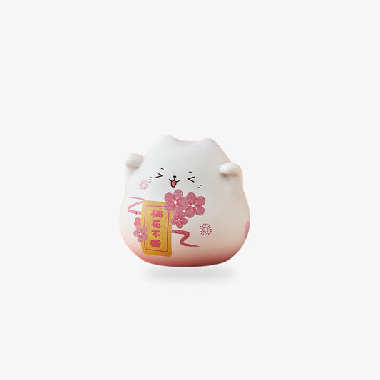 Maneki Neko Figurine en Céramique 4 cm