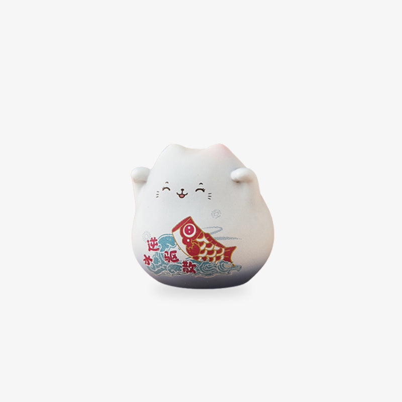 Maneki Neko Figurine en Céramique 4 cm