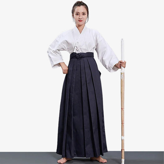 Pantalon Hakama Femme Plissé pour Aikido