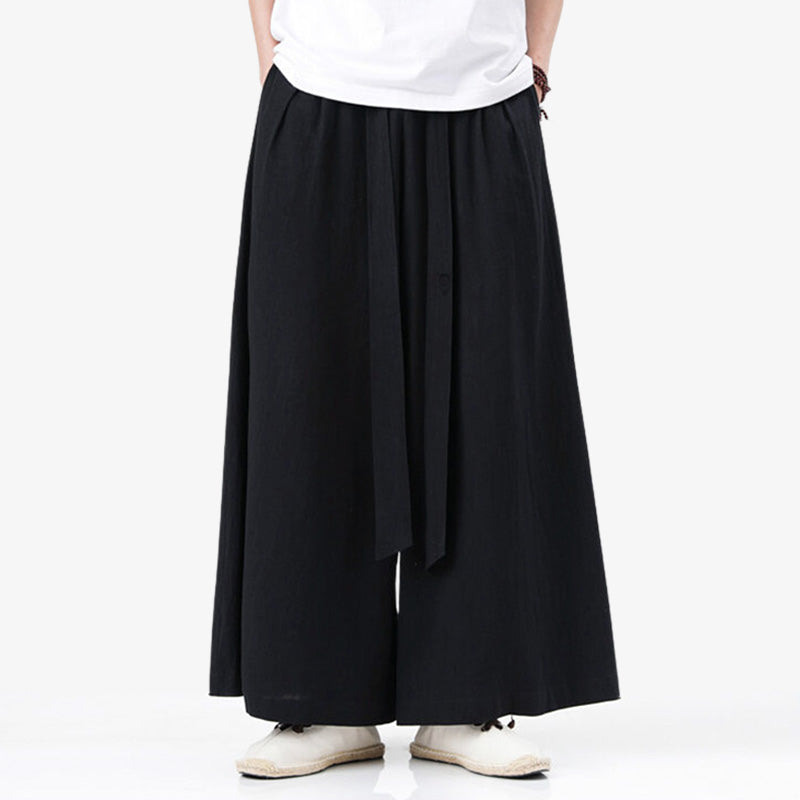 Pantalon Hakama Homme Arts Martiaux Coton