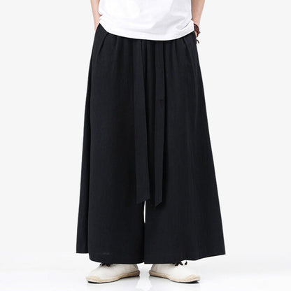 Pantalon Hakama Homme Arts Martiaux Coton