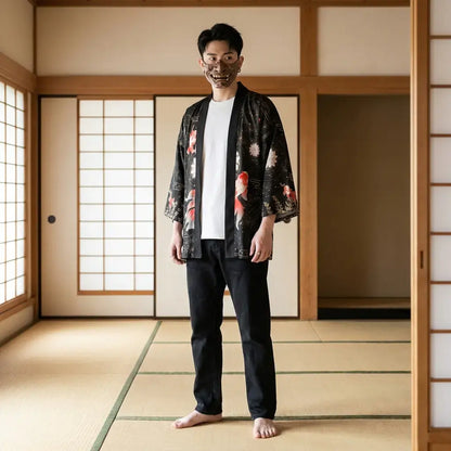Haori Carpe Koi Rouge Soulive