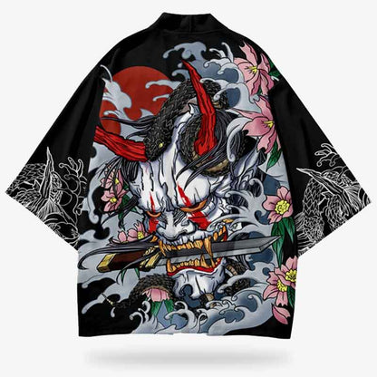 Haori Démon Hannya Imprimé en Sublimation
