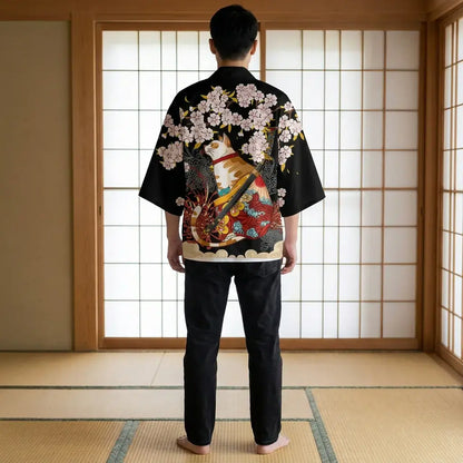 Haori Sakura et Maneki Neko