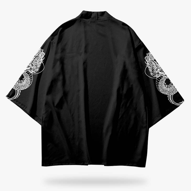 Haori Homme Motif Dragon Japonais