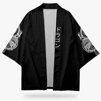 Haori Homme Motif Dragon Japonais