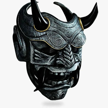 Masque Japonais Kabuki Oni en Fibre de Verre
