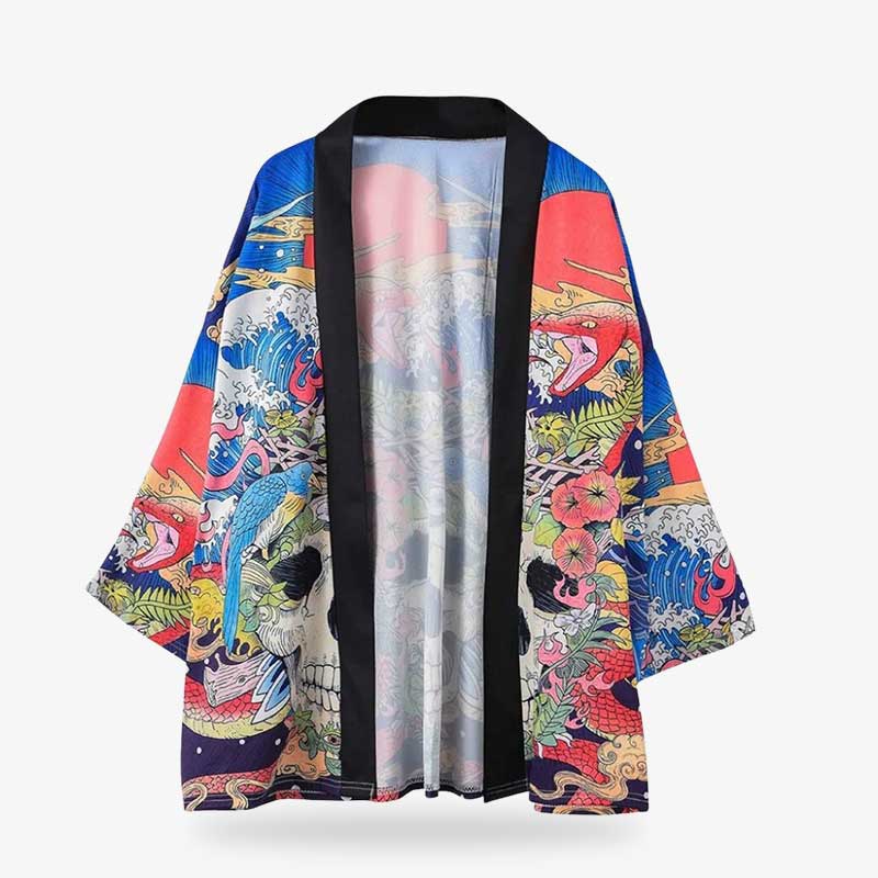 Haori Femme Grande Vague et Shinigami