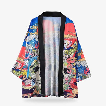 Haori Femme Grande Vague et Shinigami