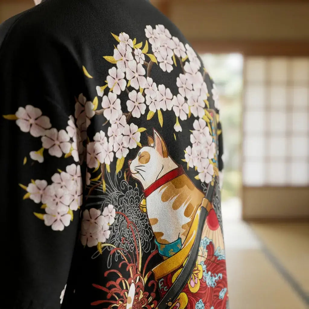 Haori Sakura et Maneki Neko