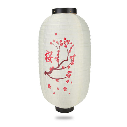 Lanterne Japonaise Branches de Cerisier en Fleurs