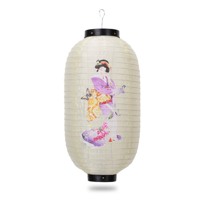 Lanterne Japonaise Dessin de Geisha