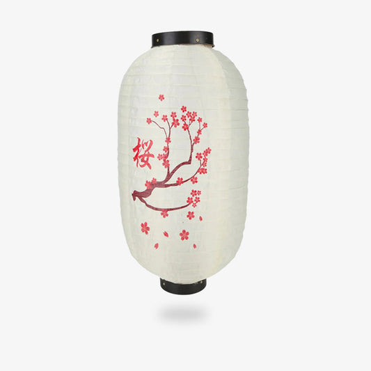Lanterne Japonaise Branches de Cerisier en Fleurs