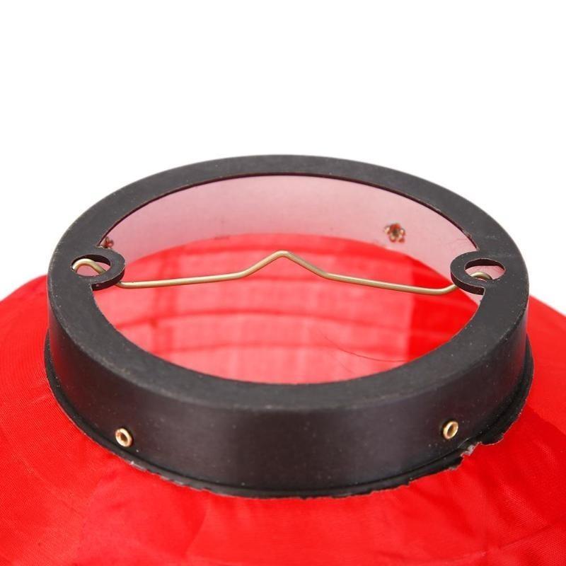 Lanterne Japonaise Rouge à Kanji Noirs