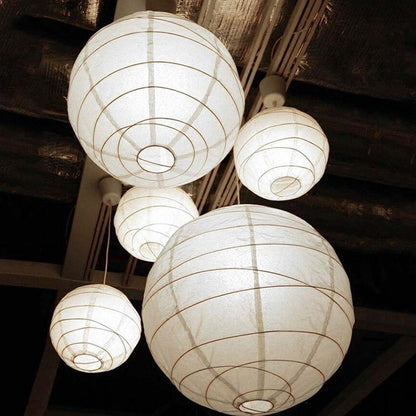 Lanterne Japonaise Blanche Pliable en Papier
