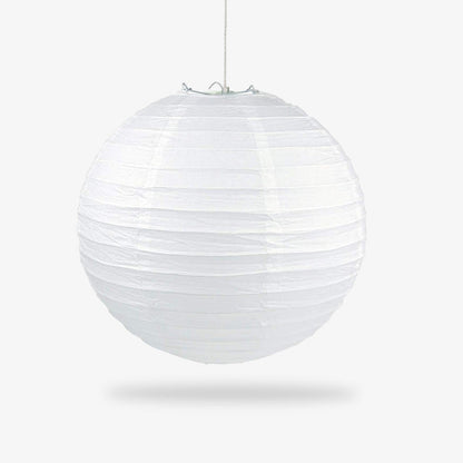 Lanterne Japonaise Blanche Pliable en Papier