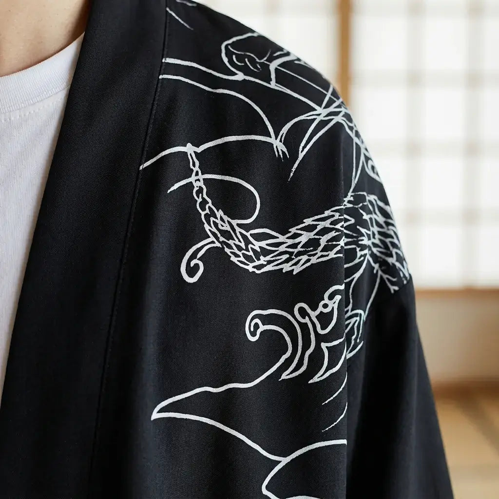 Haori Démon Hannya Imprimé en Sublimation