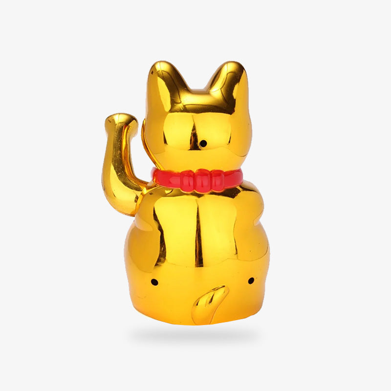 Maneki Neko Doré 21 x 14 cm en PU