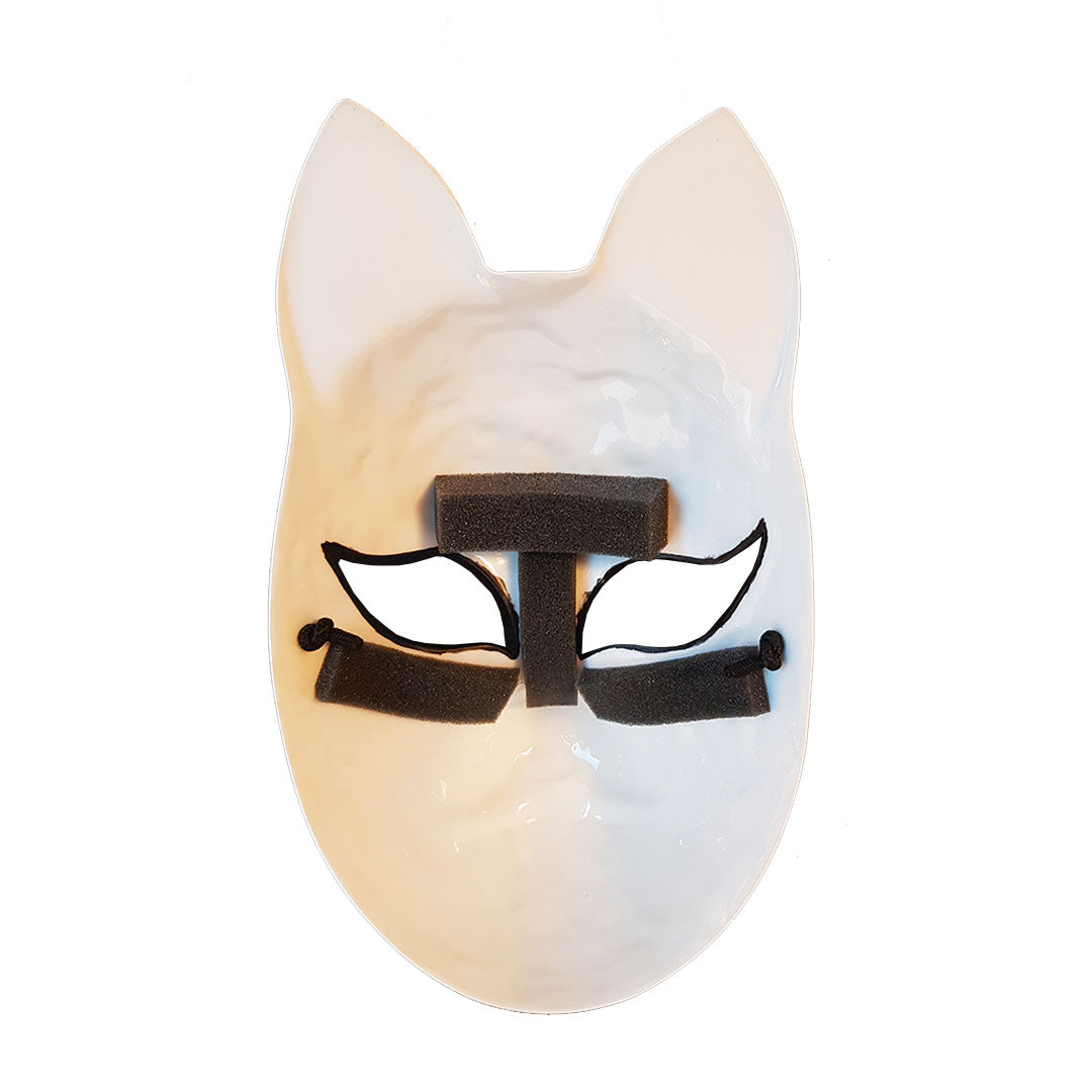 Masque Kitsune Inspiré des Ninjas de Manga
