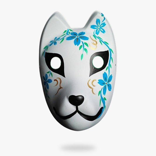 Masque Kitsune de Carnaval Peint à la Main