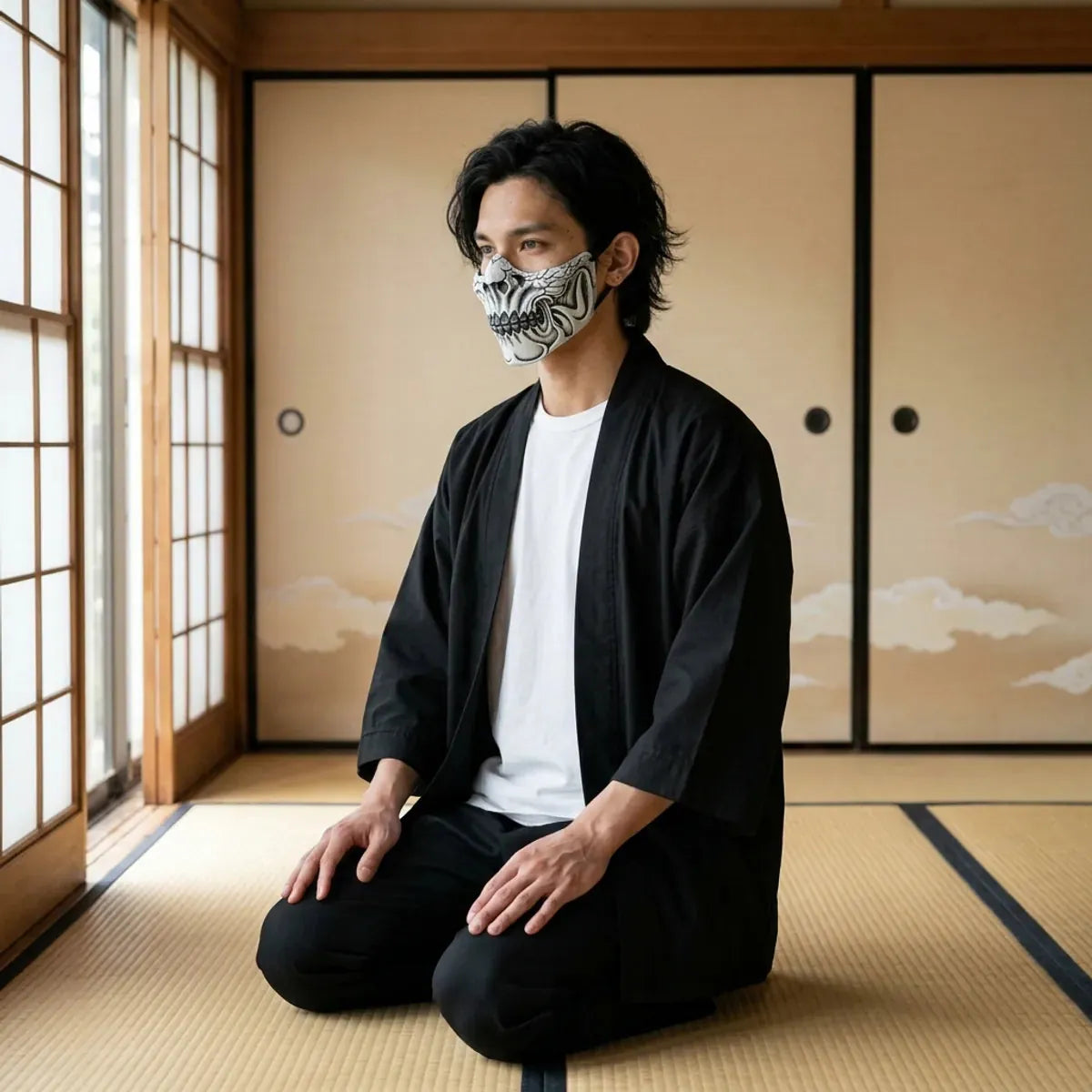 Masque Japonais Shinigami Dieu de la Mort