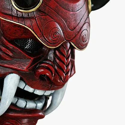 Masque Japonais Démon Hannya en Fibre de Verre