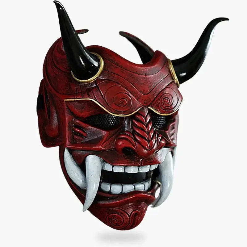 Masque Japonais Démon Hannya en Fibre de Verre