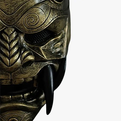 Masque Oni Démon au Visage Grimaçant