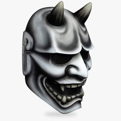 Masque Hannya Gris en Fibre de Verre