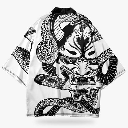 Haori Hannya Coupe Droite Unisexe